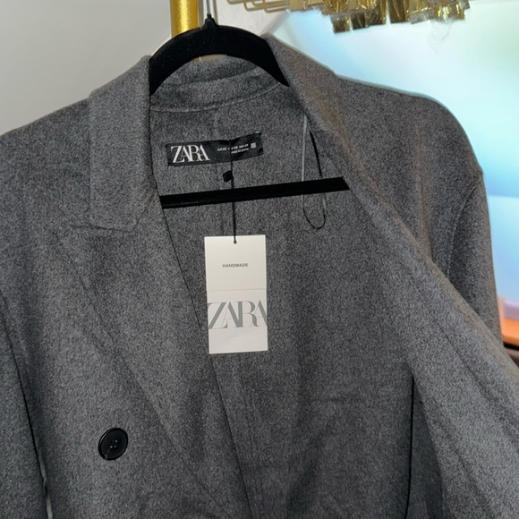 Limited edition luxurious wool blend grey coat - Picture 6 of 7